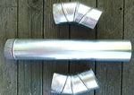 Stove Accessories - Straight Pipe & Two Elbows (no Nesting Pipe)