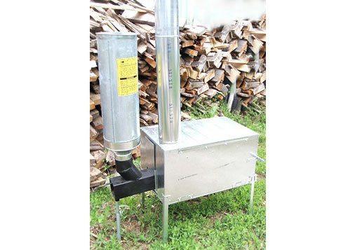 Survival Stove Gravity Fed Pellet Stove and Wood Burning Tent Stove -   Israel