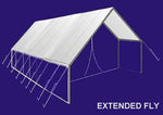 Wall Tents - UPGRADE To Extended Poly Tent Fly - Wilderness Tent Package