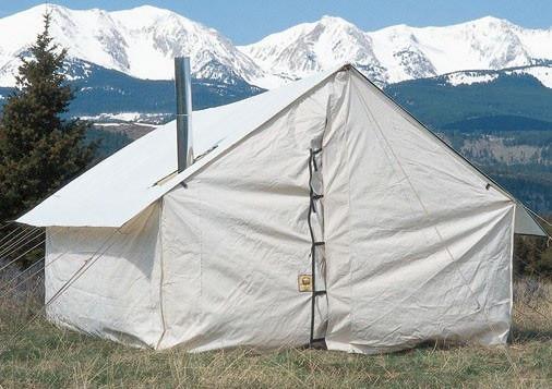 Wall Tents - UPGRADE To Extended Poly Tent Fly - Wilderness Tent Package